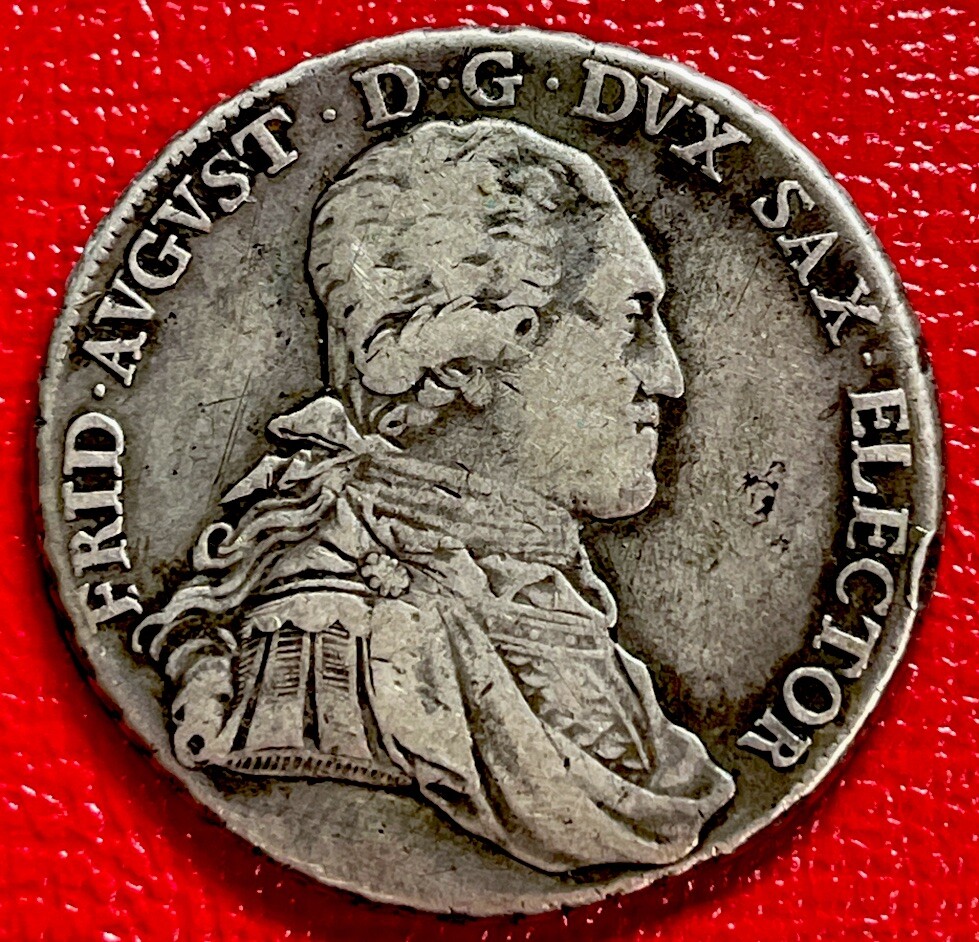 1793 German Saxony 1 Thaler Silver! World Coin. ENN Coins | eBay