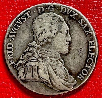 1793 German Saxony 1 Thaler Silver! World Coin. ENN Coins | eBay