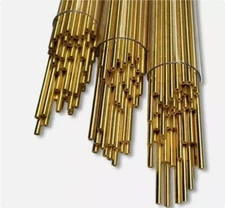 100PC Brass Electrode Tubes For EDM Drilling Machine Diameter 0.3-1.0mm X 400mm