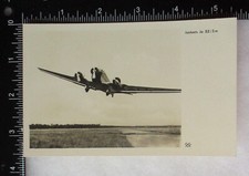 WW2 CARTE POSTALE PHOTO ancienne GERMAN JUNKERS Ju-52 Luftwaffe air force avion