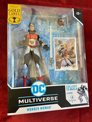 McFarlane DC Multiverse: Gold Label Flashpoint Wonder Woman Cyborg BAF New t30
