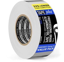Professional Grade Aluminum Foil Tape 2"x210ft for HVAC Sealing