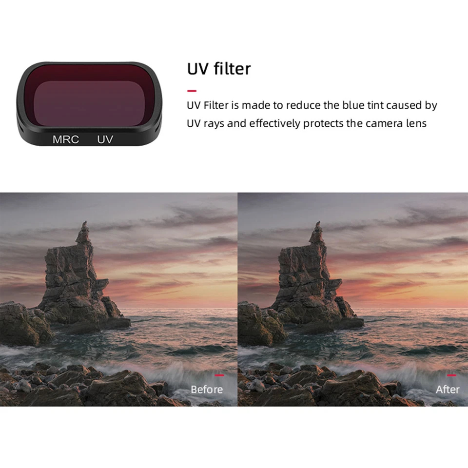 Lens Filters UV/CPL/ND8/16/32 Filter Camera For Pocket 2 PTZ Camera Accessories - Image 4 of 4