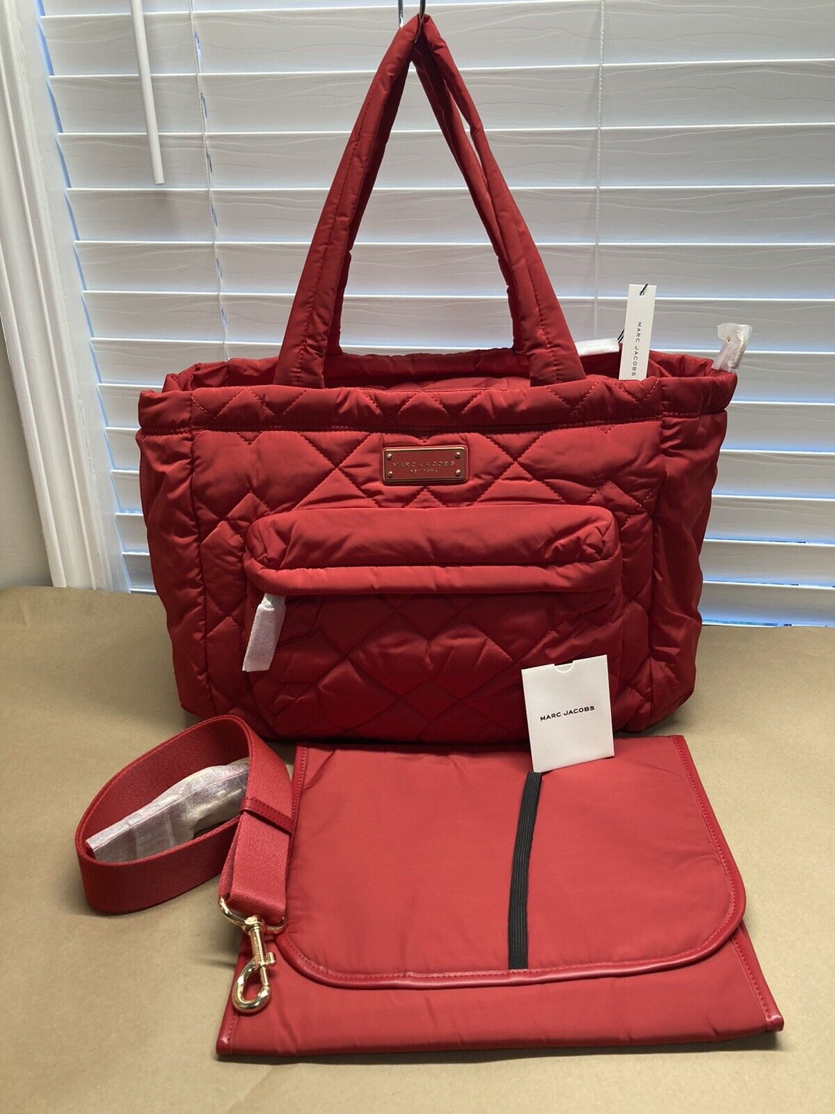 Marc Jacobs Bags | Marc Jacobs Diaper Bag Red Nwt | Color: Red | Size: Os | Coffee2015's Closet