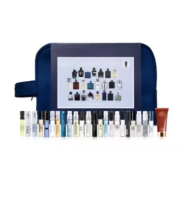 25 Favorite Scents Sampler Discovery Set Men Vial Fathers Day Gift Designer Mini