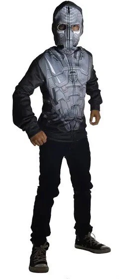 General Zod-Man of Steel Superman Niño Sudadera con Capucha/Disfraz con Cremallera Completa NUEVO Foto 2 de 4