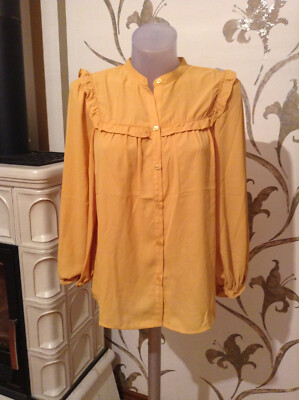 NEU! MAX STUDIO by Max Mara Stylisches Bluse gelb  gr. S  UVP: 98,-