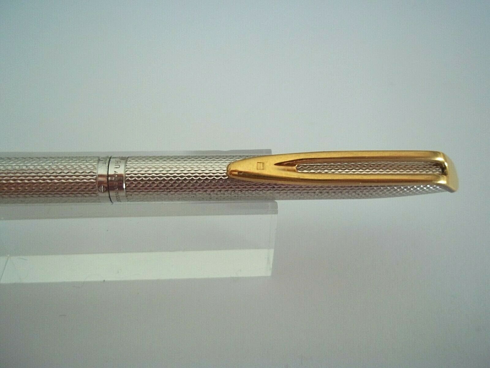 Stylo Bille Waterman DG En Argent Massif - Ancien & Rare - Fonctionnel, Excellent État
