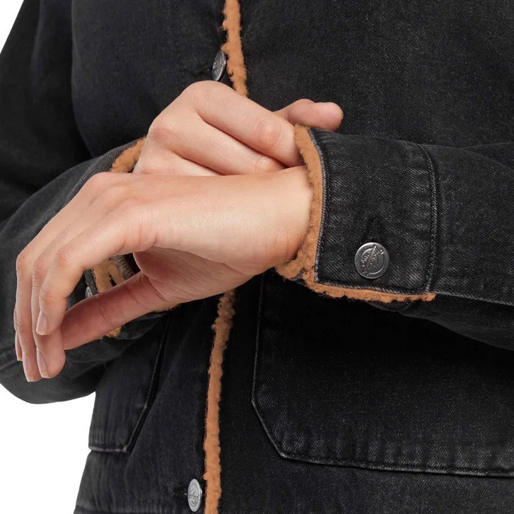 Woolrich Women's Trucker Denim Jacket In Black/Large | eBay