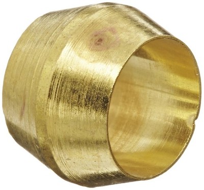 Weatherhead 60X4 Brass 1/4'' Tube X 7/16-24 Thread Compression Fitting Sleeve
