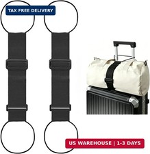 Multi Use Strong Adjustable Luggage Connector Straps for Suitcases,2 Pack Flexib