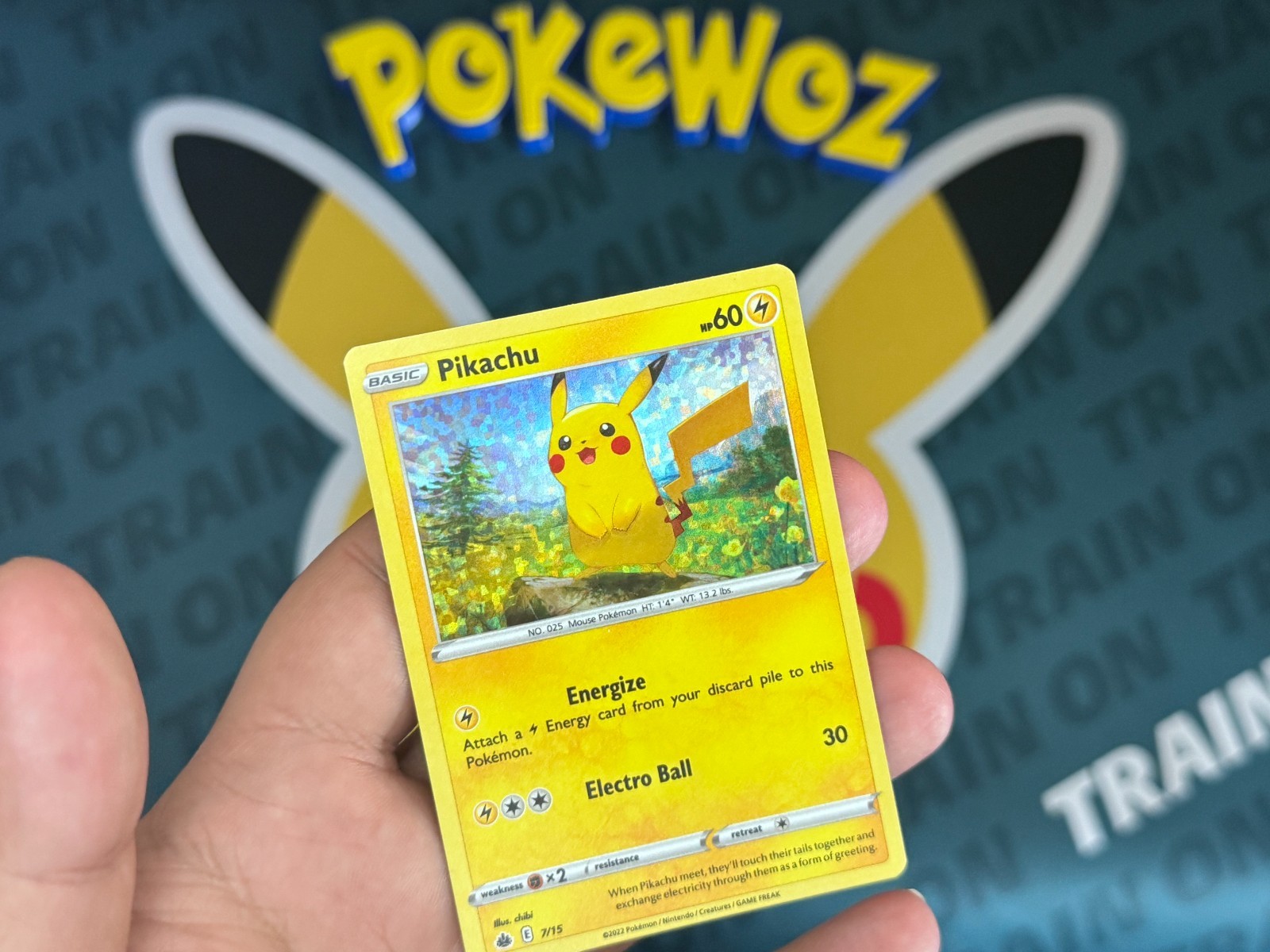 Pikachu 7/15 - McDonalds Match Battle 2022 - Pokemon Card - Near Mint