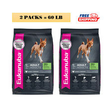 2 Pack/ 60 LB - Eukanuba Small Bites Adult Dry Dog Food Chicken
