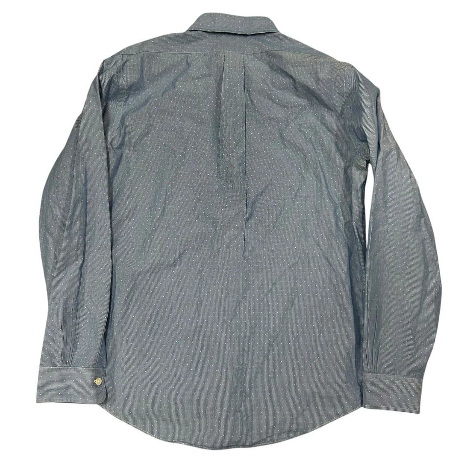 Brooks Brothers Regent Shirt Mens Large Blue Geometric Button Down Long Sleeve - Image 3 of 4