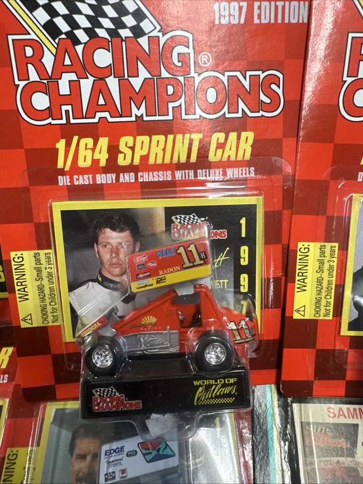 Racing Champions World of Outlaws 1/64 Diecast Sprint Cars Lote de 9 Cardados Foto 3 de 4