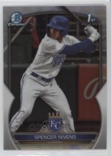 2023 Bowman Draft Chrome Refractor Spencer Nivens #BDC-93 6u5