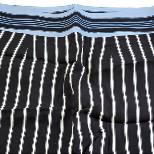 LOFT Black White and Blue pin Striped Asymmetrical Hem Pencil Skirt Size 10 New - Bild 6 von 12