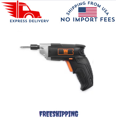 WEN 3.6-Volt Lithium-Ion Cordless Electric Screwdriver with Bits and Belt Holste