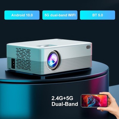 4K WiFi LED Beamer 5G HD Projektor Heimkino HDMI 1080p Bluetooth 5.0 Multimedia