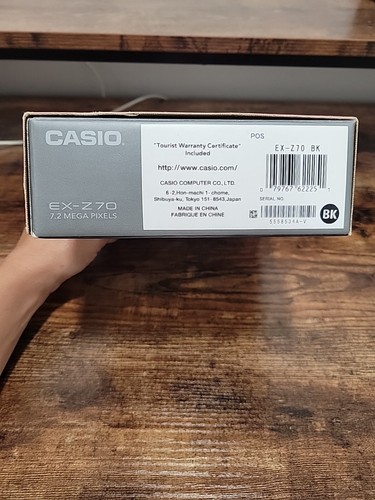 Casio EXILIM ZOOM EX-Z70 7.2 MP Digital Camera - Black - Picture 4 of 14