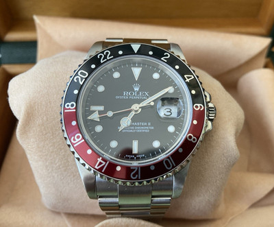 Rolex GMT Master II 2 16710 Coke aus 2002 FULL SET - Garantie bis 30.10.2027