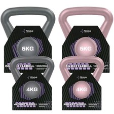 Fitstyle 2/4/6 kg Kettlebell Fitness Working Out Home Gym Weights Exercises!