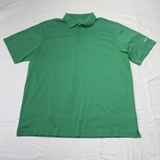Nike Golf Dri-Fit Mens Performance Polo Shirt Short Sleeve Sz XL Green