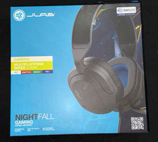 JLab Nightfall Gaming Over-Ear 3.5mm Headset Boom Mic Adjustable Black/Gray
