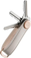 Orbitkey - Leather Key Organiser - Stone/Grey Neu