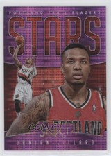 2013-14 Panini Select Stars Purple Prizm 83/99 Damian Lillard #6 9w4