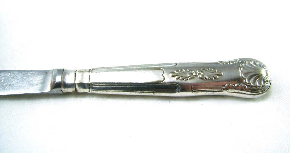 Esparcidor(es) de mantequilla hueca Mappin & Webb Silverplate UK KINGS LEER Foto 3 de 4