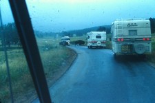 1960s Ektachrome 35mm Slide RV Motorhome Camping Road Trip Pacific  Buffalo Herd