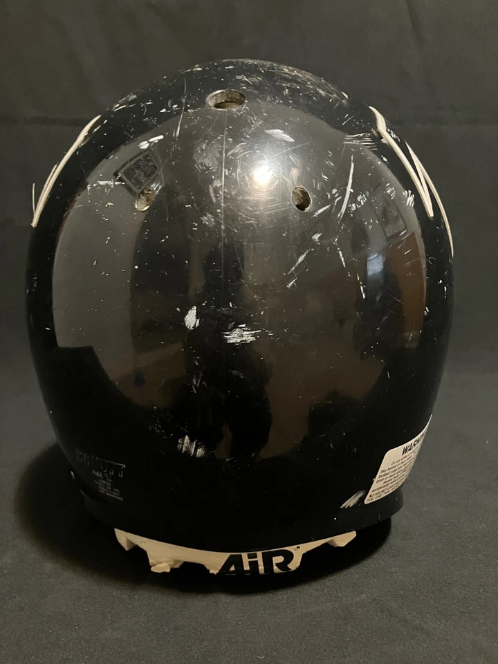 Capacete de futebol usado em jogos Atlanta Falcons - Preto/logotipo antigo - 2000 - Imagem 4 de 4