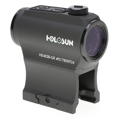 Holosun HE403B-GR Green 2MOA Dot 20mm Reflex Sight w/ Shake Awake