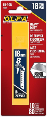 5009 LB-10B Snap-Off Heavy Duty Blade, 10 Pack