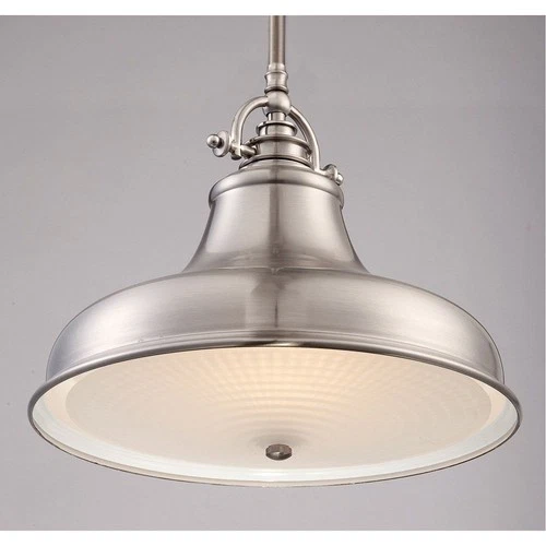 Emery - 1 Light Pendant - 11.5 Inches high-Brushed Nickel Finish    -Traditional - Picture 10 of 11