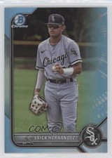 2022 Bowman Draft Chrome Sky Blue Refractor Erick Hernandez #BDC-57 0c6