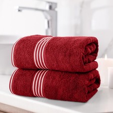2PC Bath Towels 100 Cotton Towel Set 35x70in Extra Large Bath Towels Absorbent
