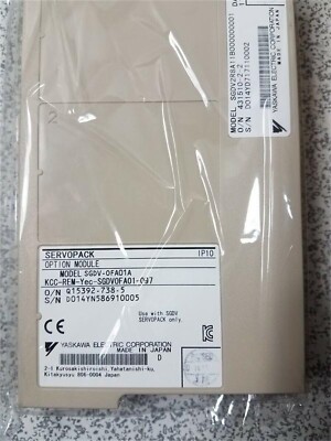 New Yaskawa SGDV-OFA01A Servo Driver SGDVOFA01A Fast Shipping DHL or Fedex