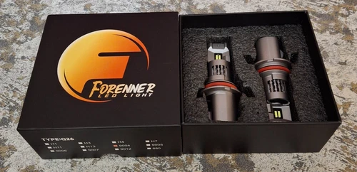 Fahren Forenner LED Headlights Bulbs 9004 HB1 Replacement Pair 6500K 40K Lumens