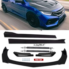 Front Bumper Lip Spoiler Splitter Car Body Rear For Honda Accord