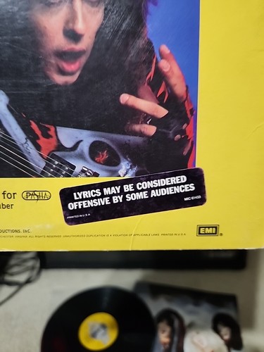 W.A.S.P The Last Command Lp Vinyl OG 1985 1st Press W/Insert 'EXPLICIT' VG/VG+ - Picture 4 of 13