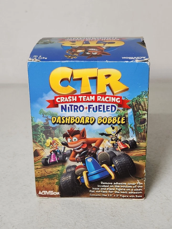 CTR Crash Team Racing Nitro Fueled Dashboard Bobble Head NECA GameStop Promo Foto 4 de 4
