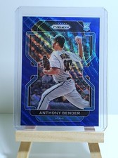 Anthony Bender RC 2022 Panini Prizm Tier III Blue Wave Prizm 51/60 #250 Marlins