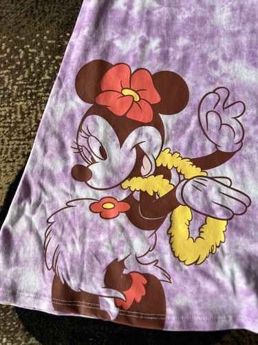 Disney Jumping Beans Minnie Mouse Girls Size 5 Purple Tie Dyed Tank Dress NWT - Picture 2 of 9