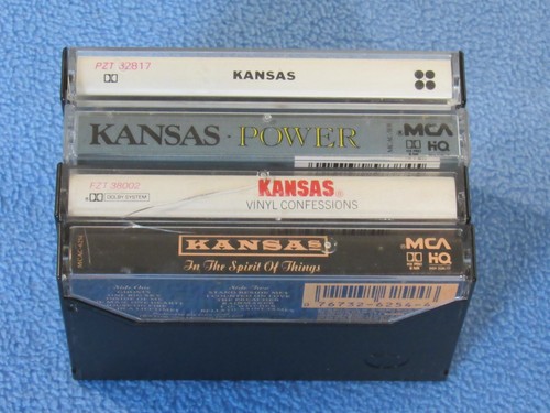 4 Cassette Tape Lot: KANSAS (Kansas~Vinyl Confessions~Power~In Spirit of Things) - Picture 20 of 20