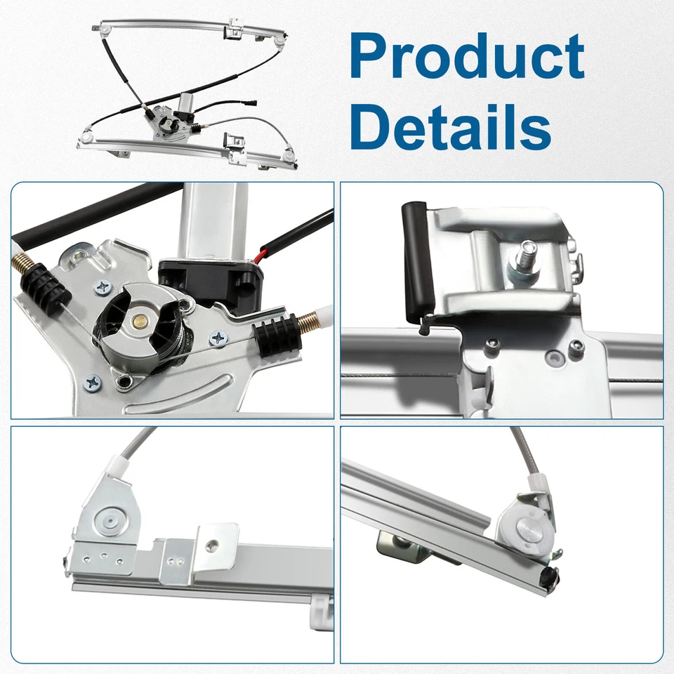 Par de reguladores de ventana eléctrica delanteros para Ford F-150 Lobo 2004-2008 con motor Foto 2 de 4