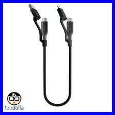 NOMAD - Universal Cable with Kevlar, USB-C, USB-A and Micro USB - 0.3m