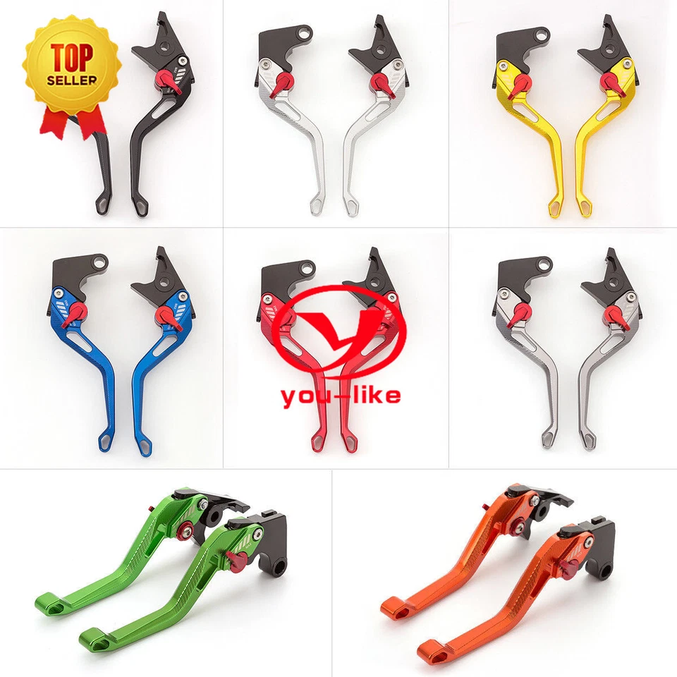Para Suzuki GSXR600 GSXR750 1997-2003 CNC 3D Rombo Palancas de embrague de freno Ajustables Foto 4 de 4