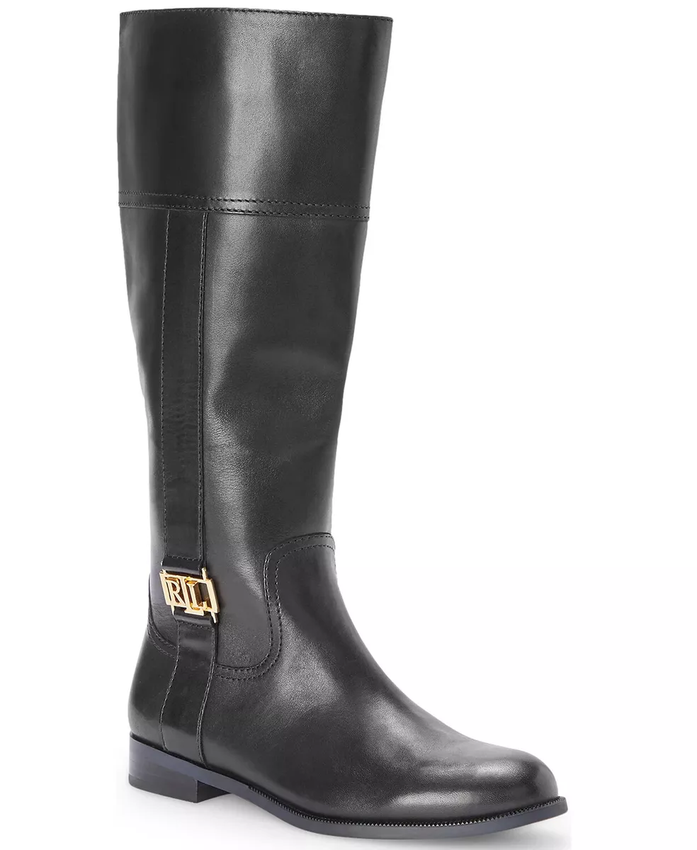 Lauren ralph lauren clearance wide calf boots
